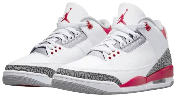 Side View of Jordan 3 Retro Fire Red (2022)